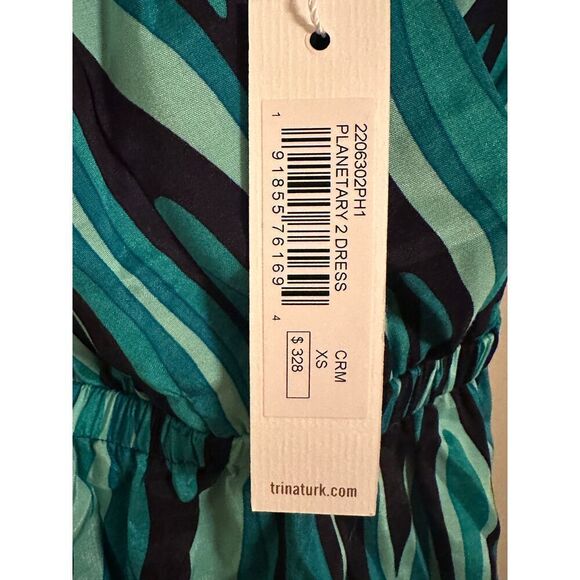 Trina Turk PLANETARY 2 DRESS size XS BNWT - Picture 3 of 7